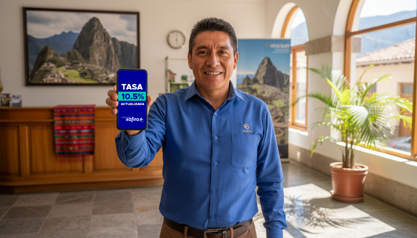 Sistema hotelero Xafiro actualizado con nueva normativa SUNAT 2026